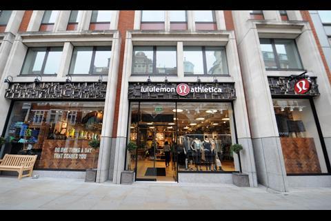 The Lululemon store opened in Covent Garden last week
